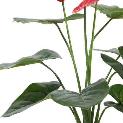 Anthurium rojo  artificial de 60 cm