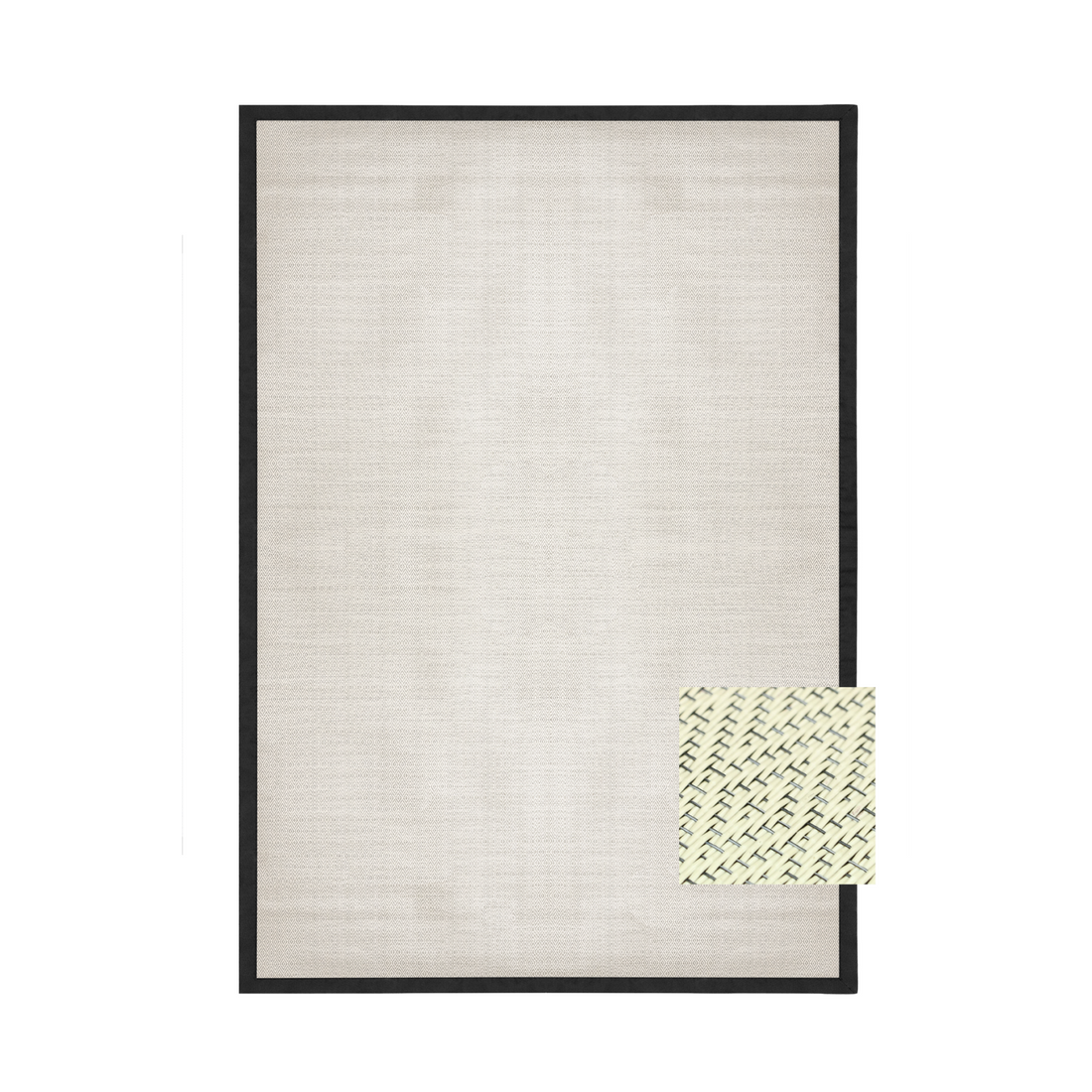 Alfombra Aura de Borde Negro